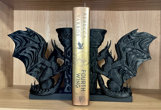 3D Printed Dragon Book Ends - Set of 2