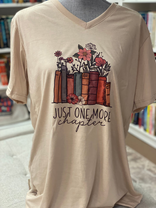 Just One More Chapter T-Shirt-Tan